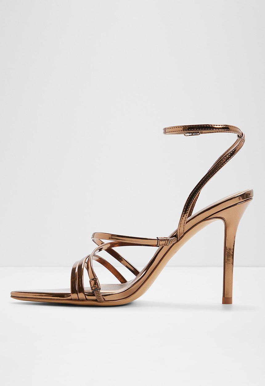 ALDO - Solania open toe ankle strap - bronze