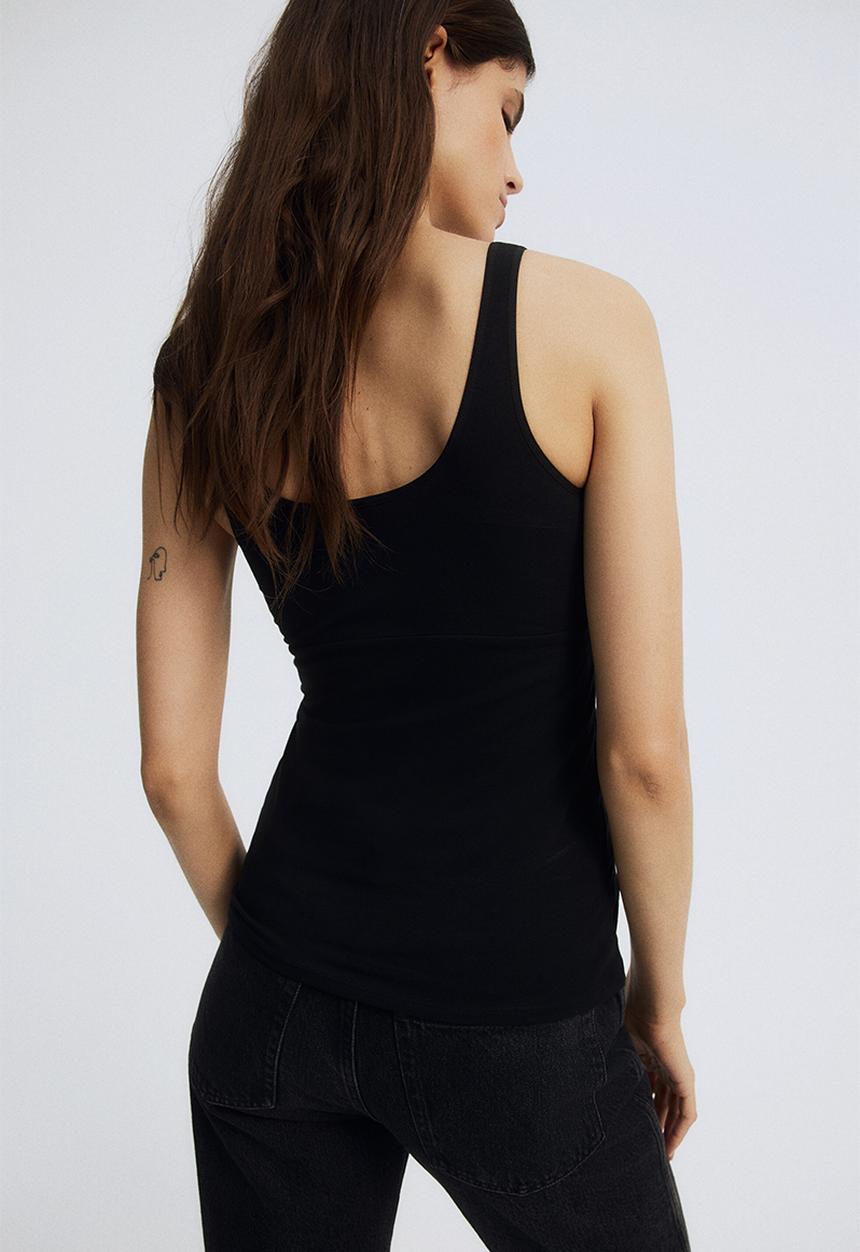 H&M - Mama nursing vest top - black