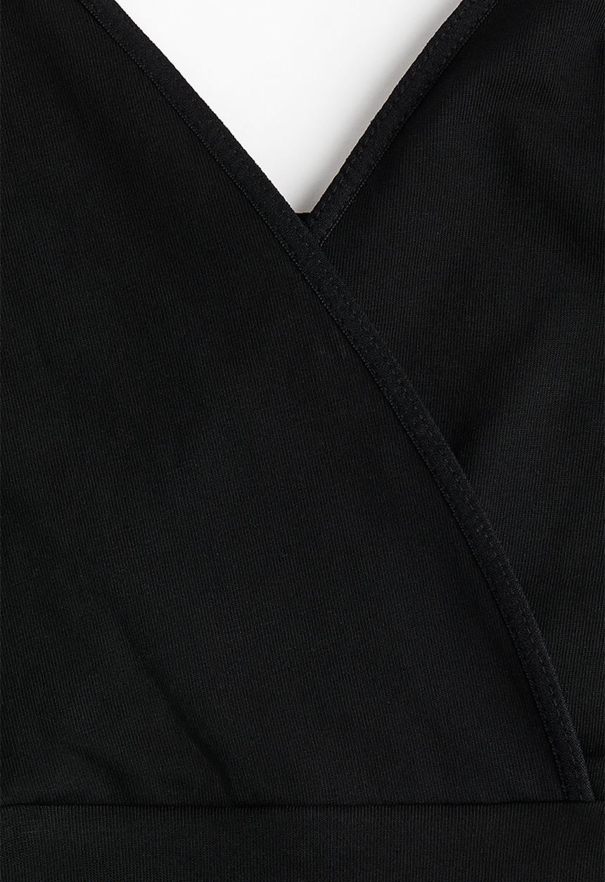 H&M - Mama nursing vest top - black