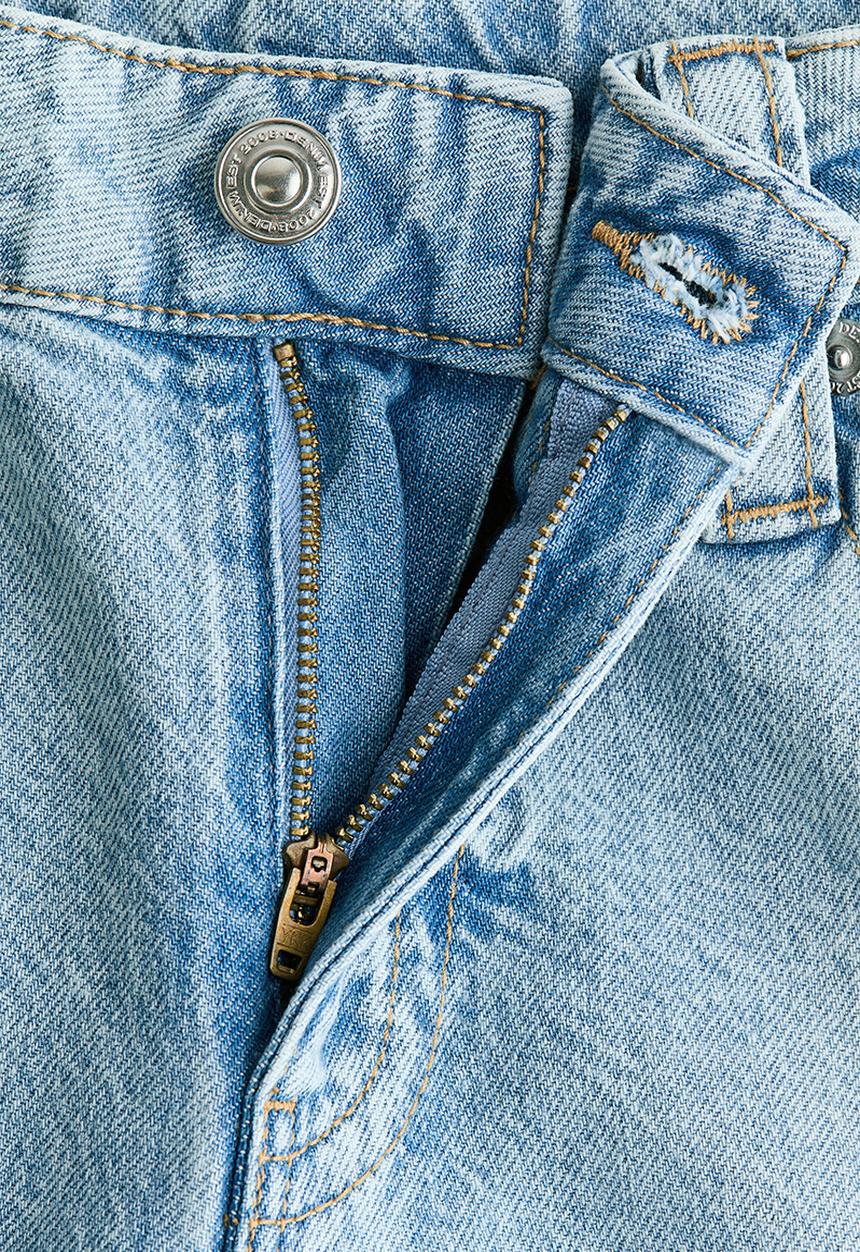 H&M - Baggy wide low waist jeans - light denim blue