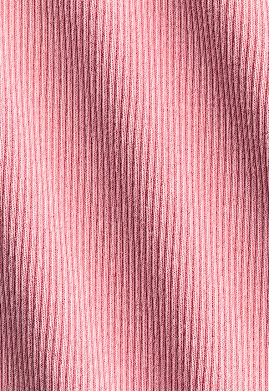 H&M - Rib-knit boat-neck top - pink