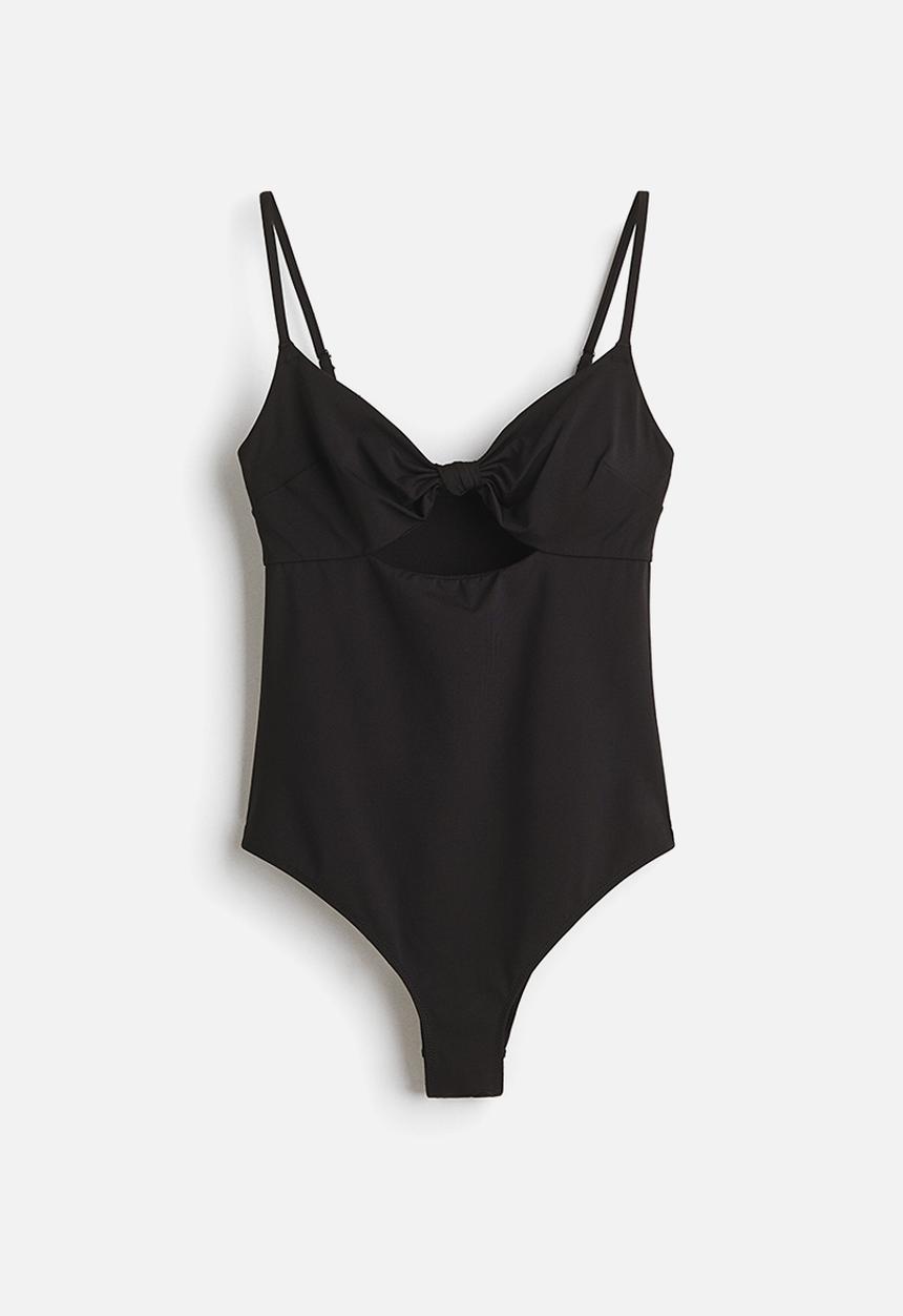 H&M - Padded-cup swimsuit - navy blue