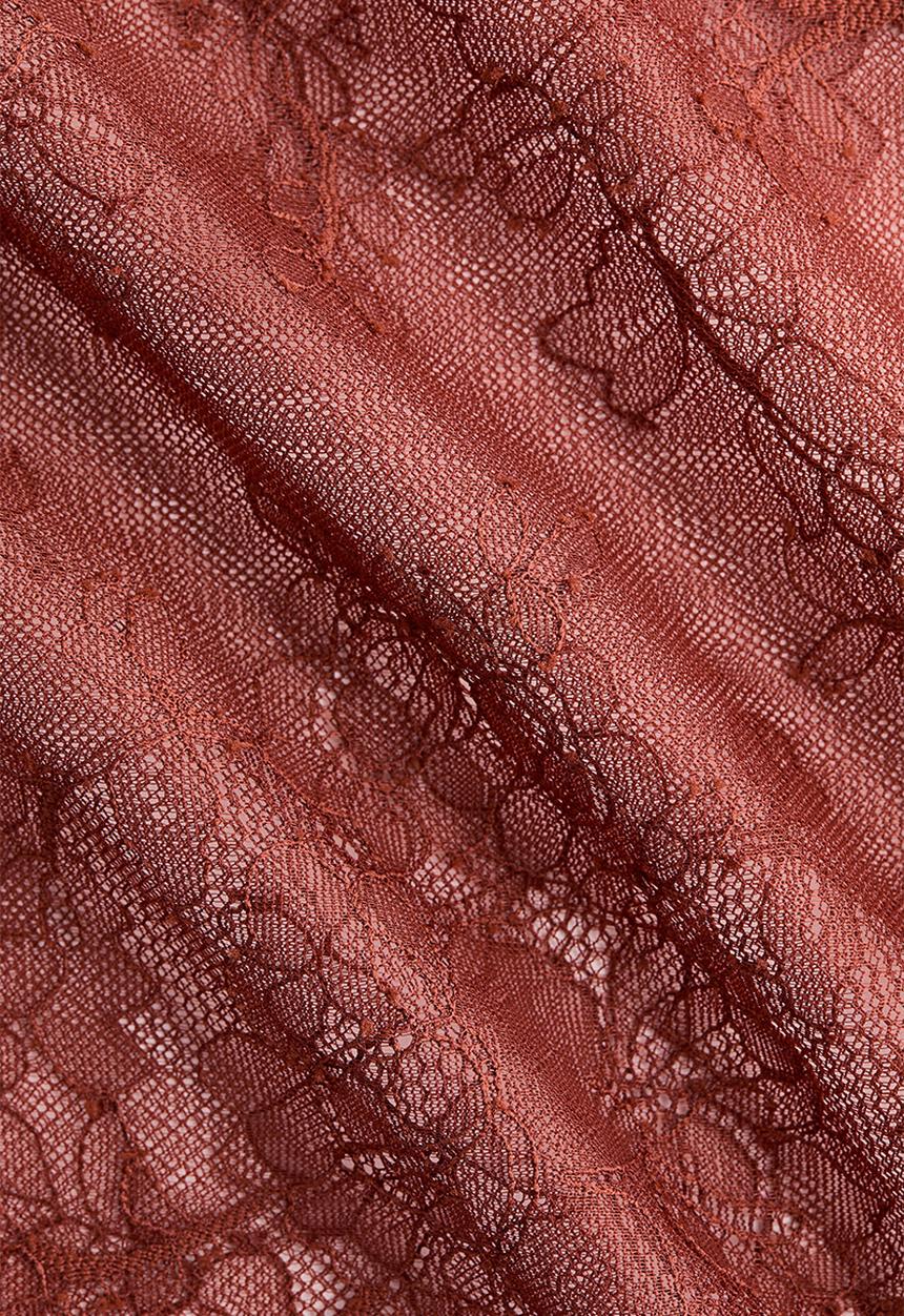 H&M - Lace hip scarf - terracotta