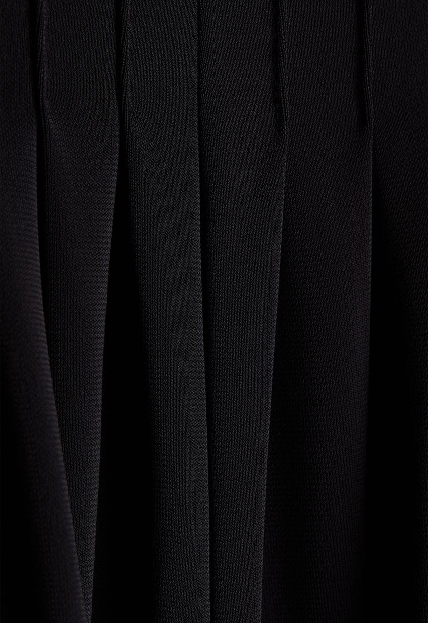 H&M - Pleated barrel-leg trousers - black
