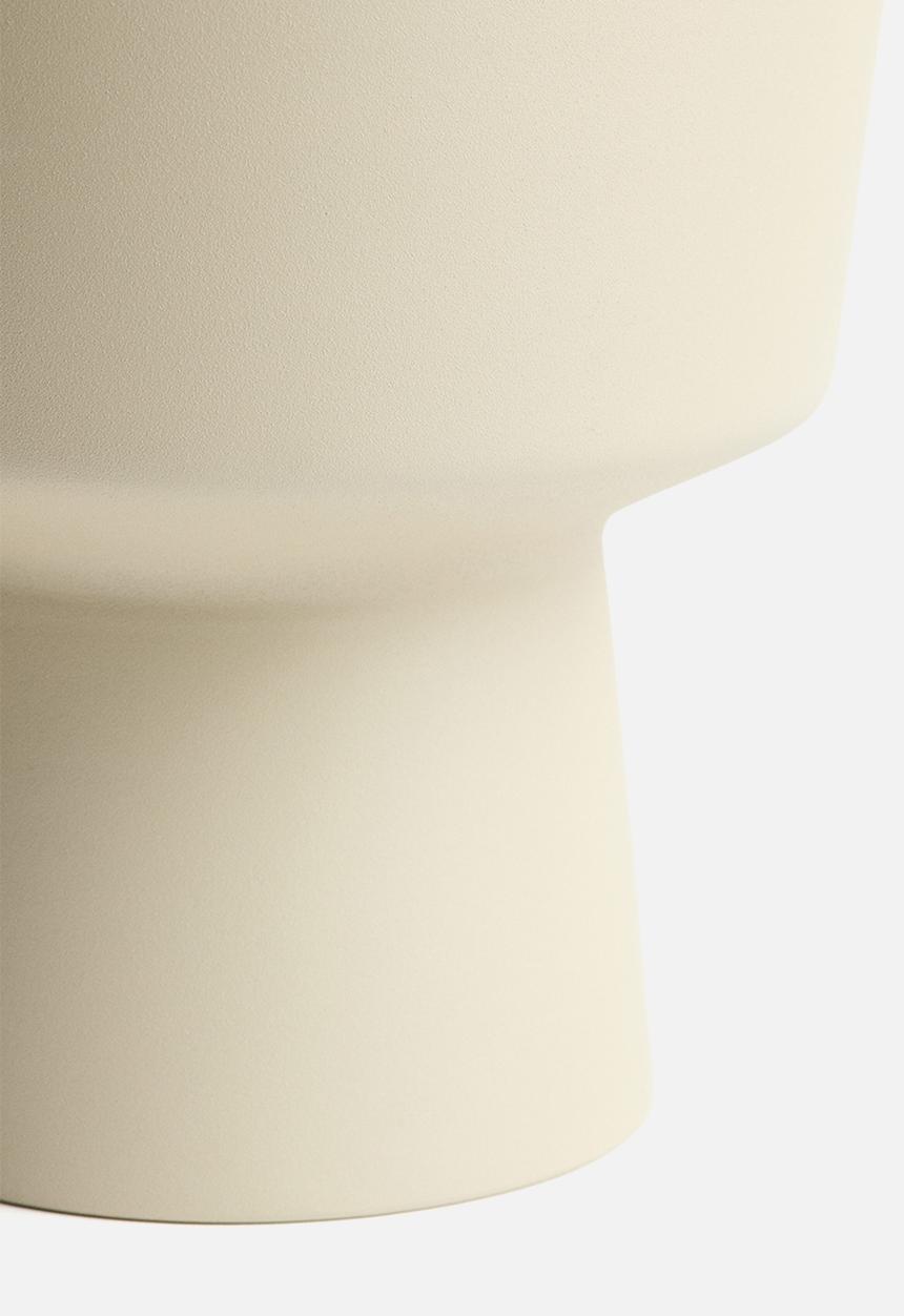 H&M - Metal plant pot - light beige