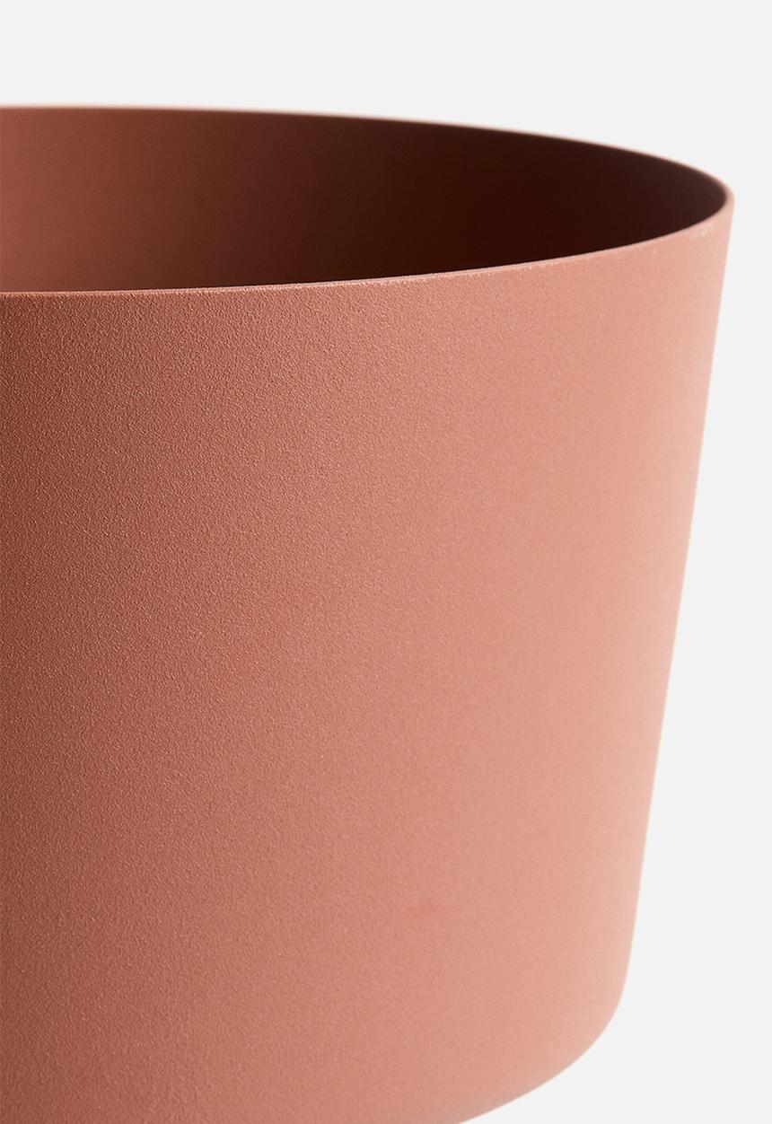 H&M - Metal plant pot - terracotta