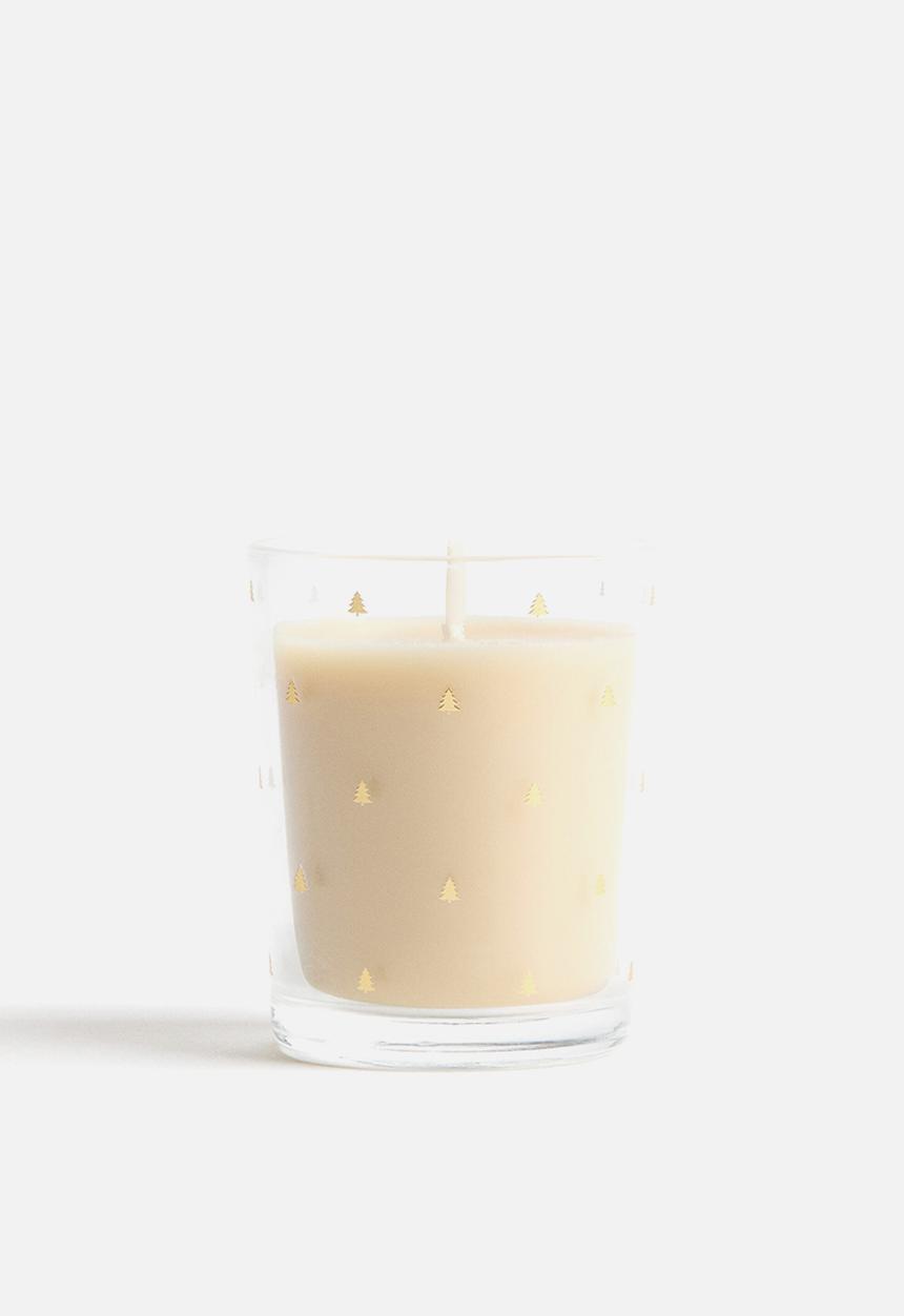 H&M - Scented candle in glass holder - happy holidays