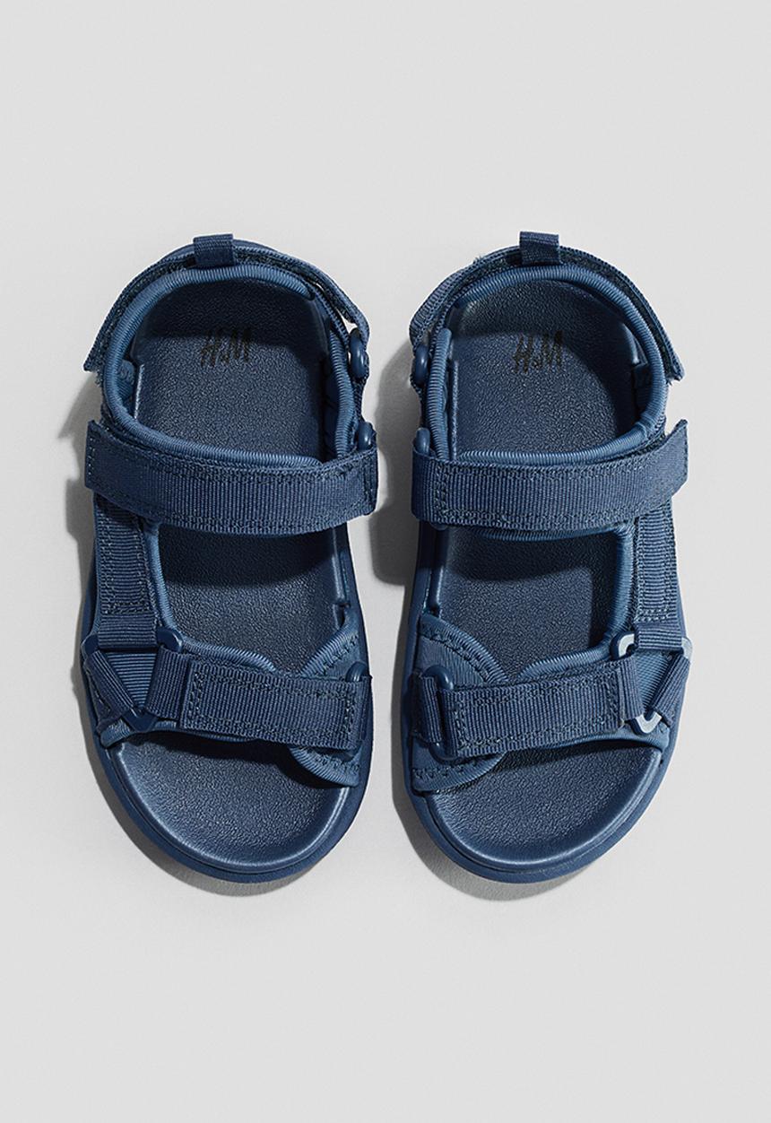 H&M - Scuba sandals - dusty blue