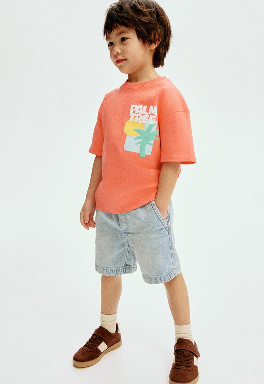 H&M - Denim shorts - light denim blue