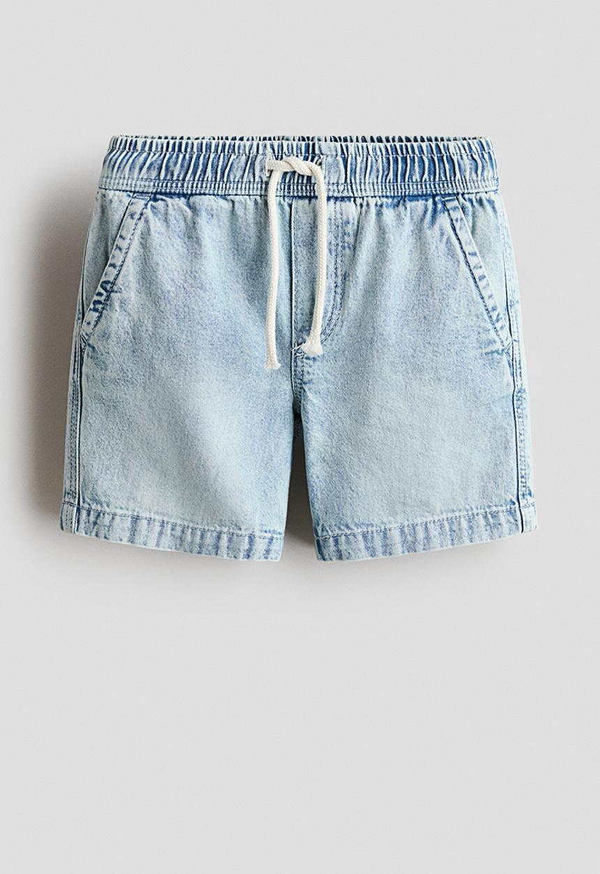 H&M - Denim shorts - light denim blue