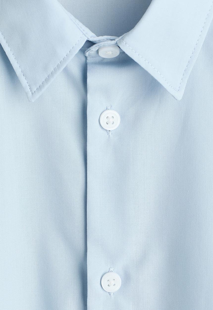 H&M - Easy-iron shirt - light blue