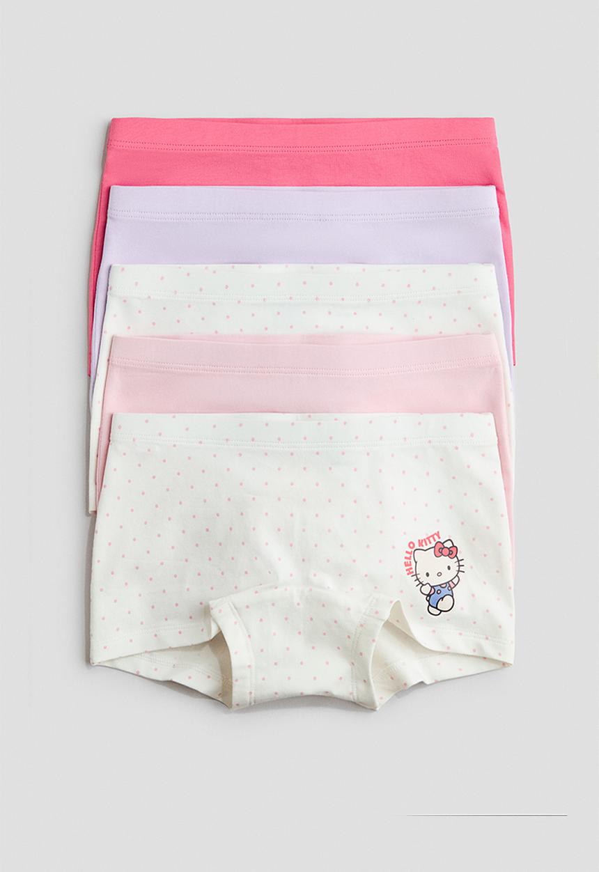 H&M - 5-Pack cotton boxer briefs - white/sanrio