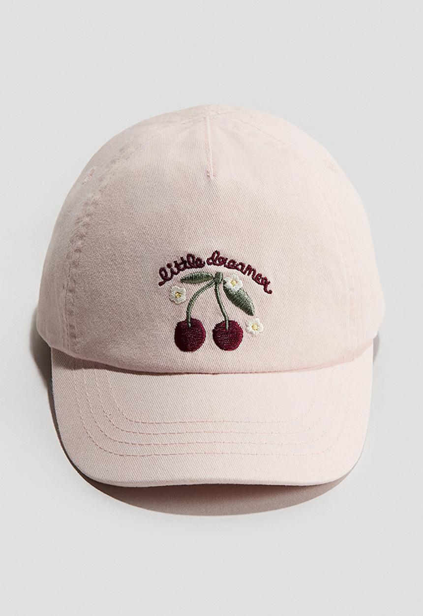 H&M - Cotton cap - light pink/little dreamer