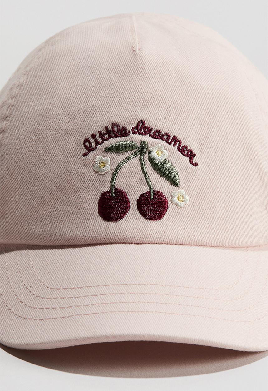 H&M - Cotton cap - light pink/little dreamer