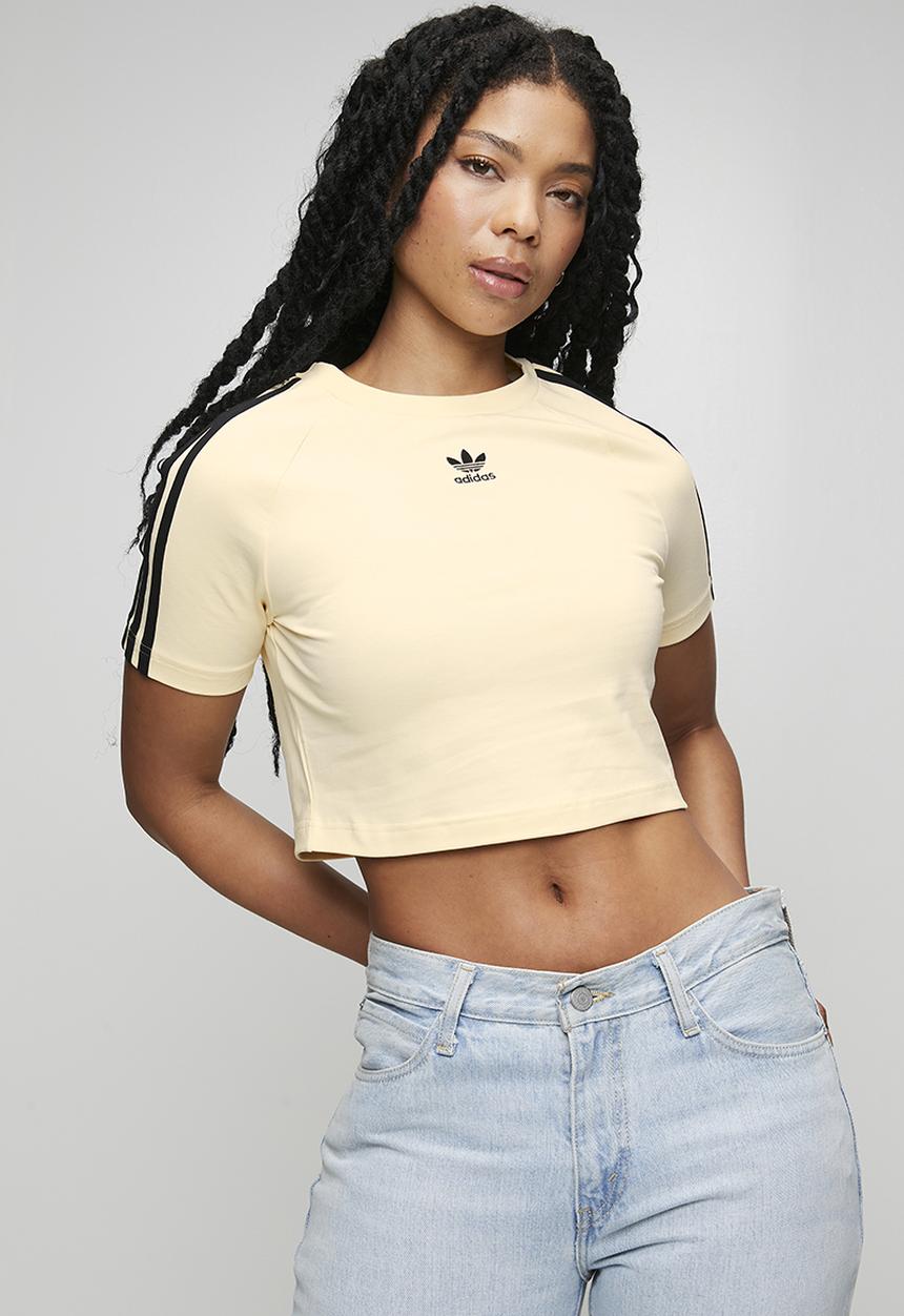 adidas Originals - 3 S Baby Tee W - Warm Vanilla