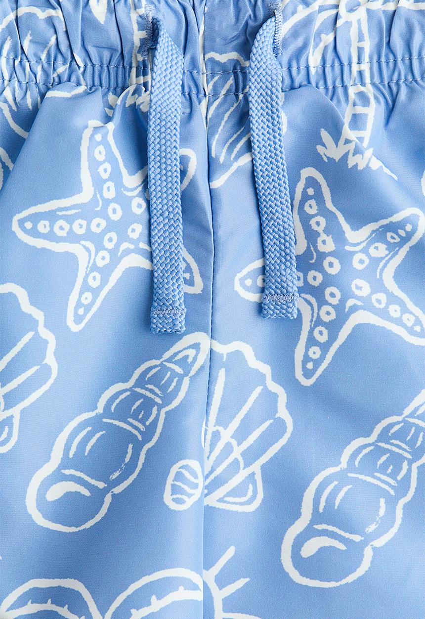 H&M - Printed swim shorts - light blue/patterned
