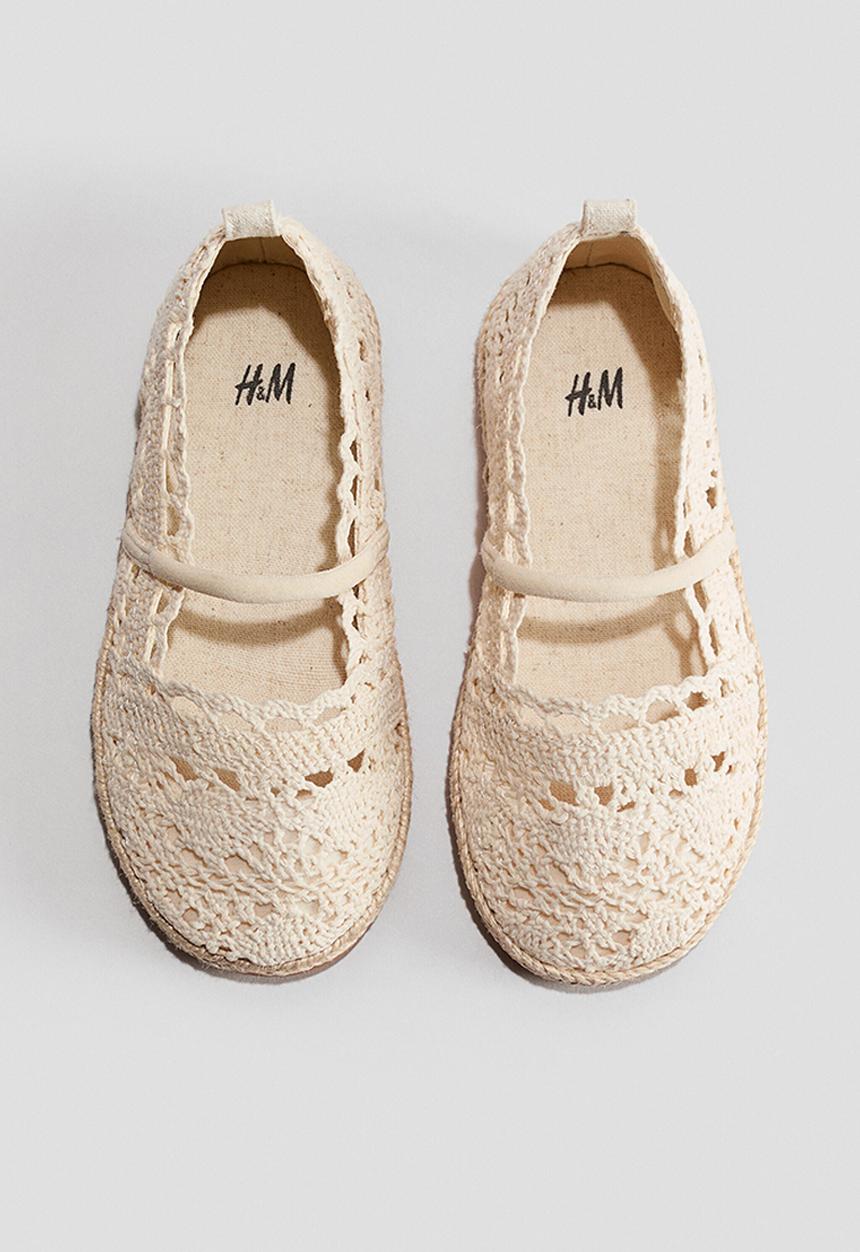 H&M - Espadrilles - light beige