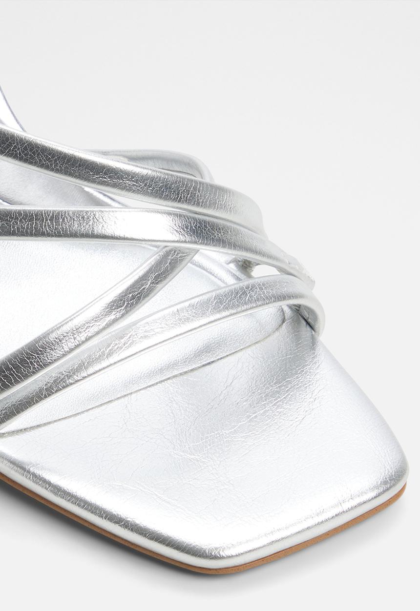 ALDO - Sonali open toe slingback - silver