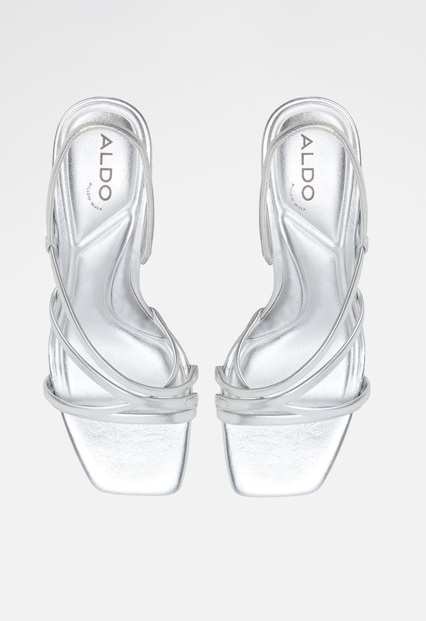 ALDO - Sonali open toe slingback - silver