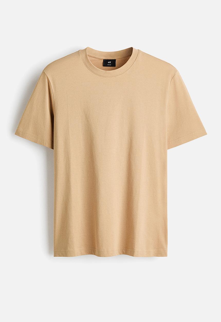 H&M - Regular fit t-shirt - beige