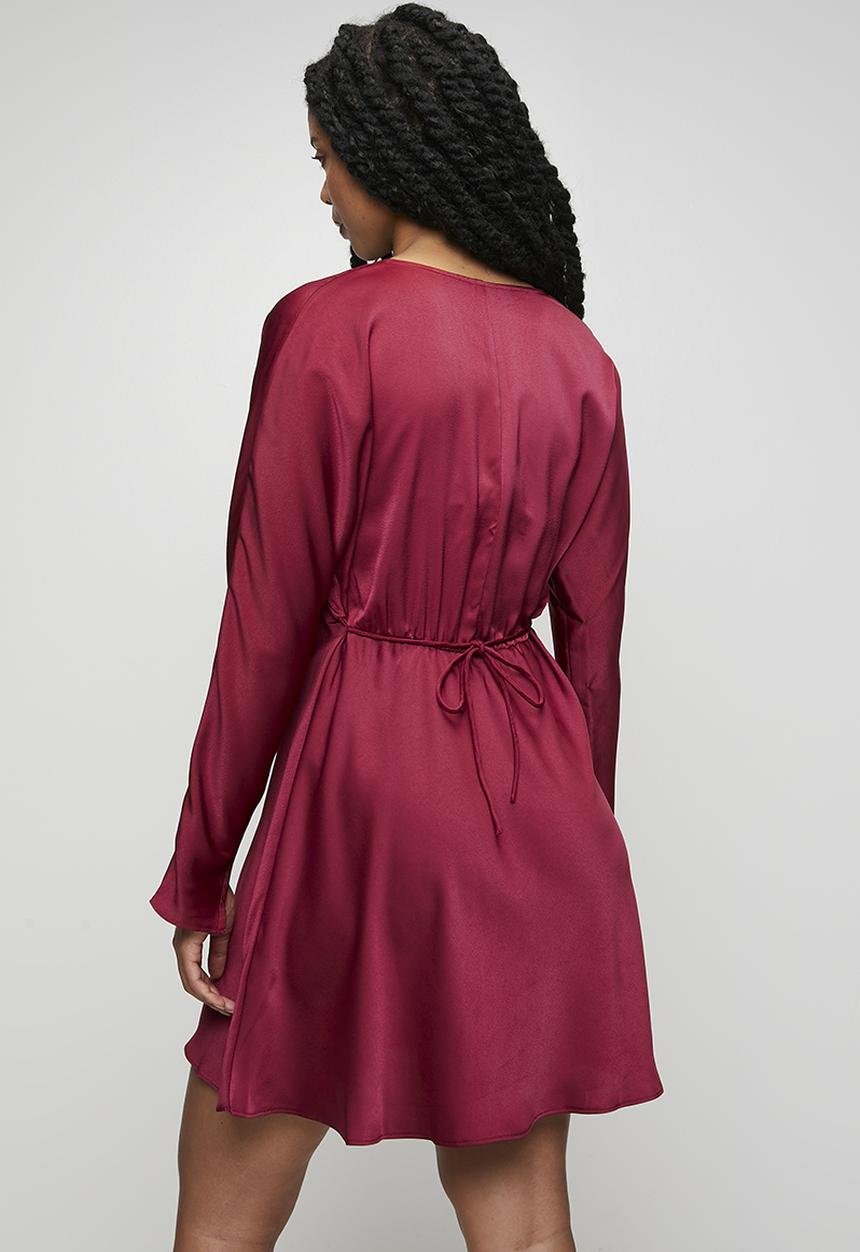 New Look - Vermont Satin Vnk Mini  - Dark Red