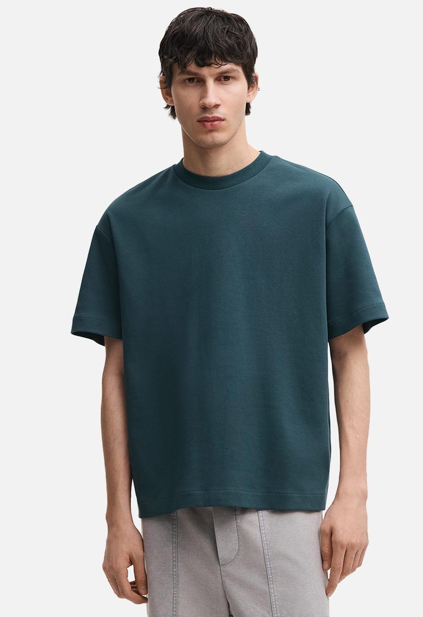 H&M - Loose fit interlock t-shirt - dark teal