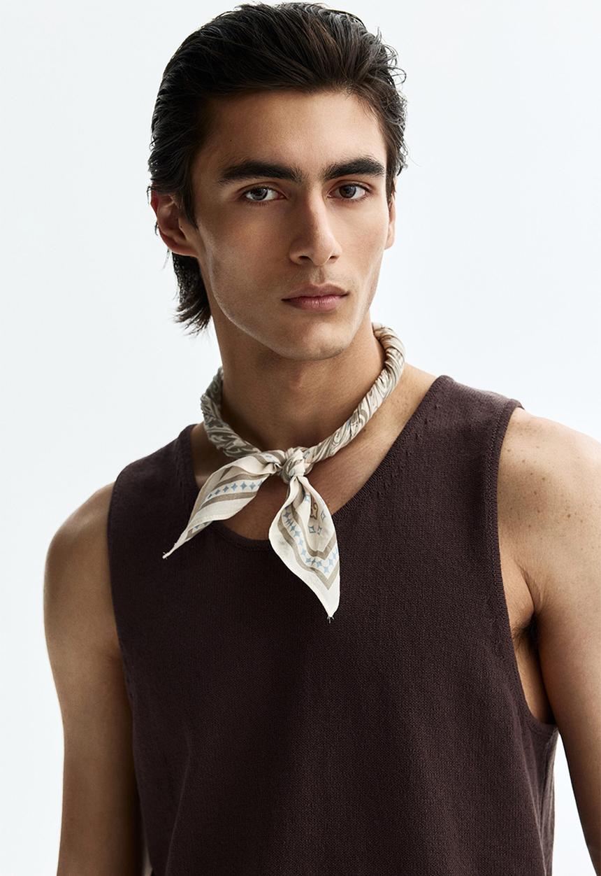 H&M - Regular fit knitted vest top - dark brown