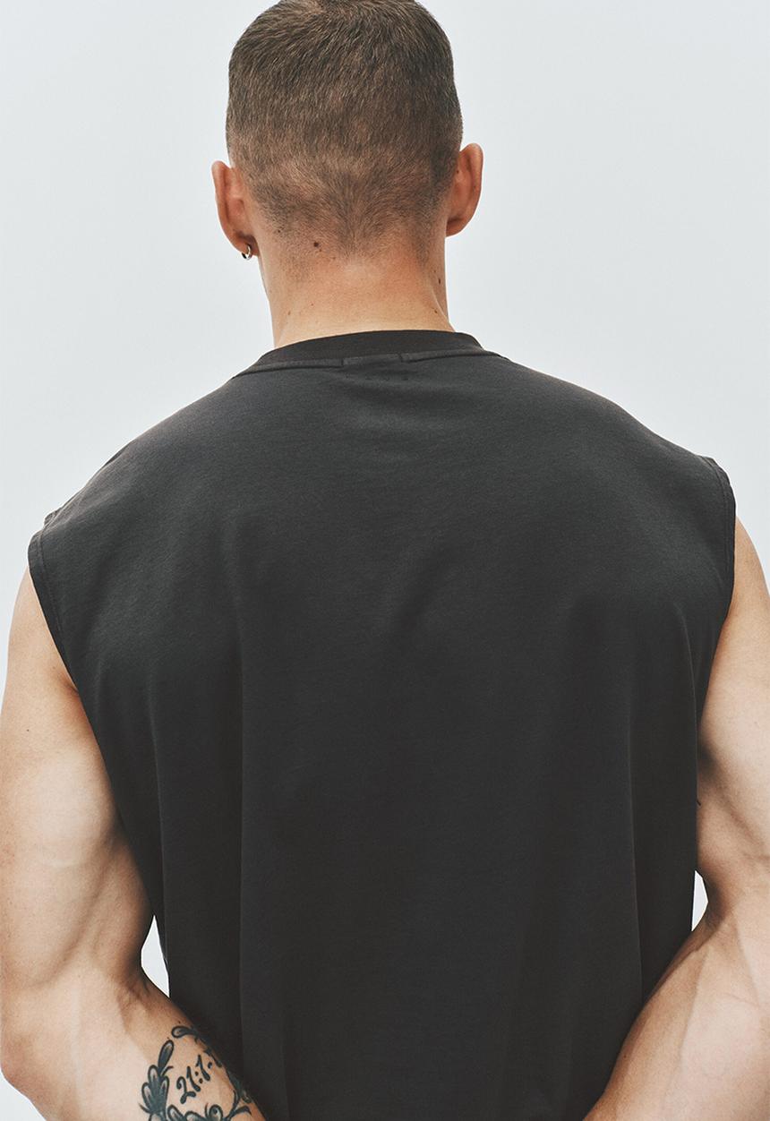 H&M - Loose fit sports vest top with drymove. - dark grey