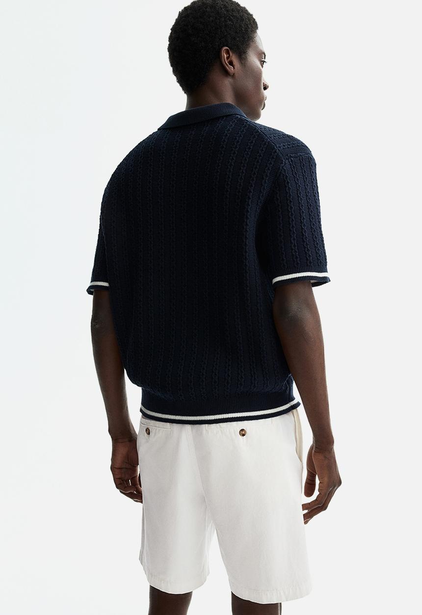 H&M - Relaxed fit chino shorts - white