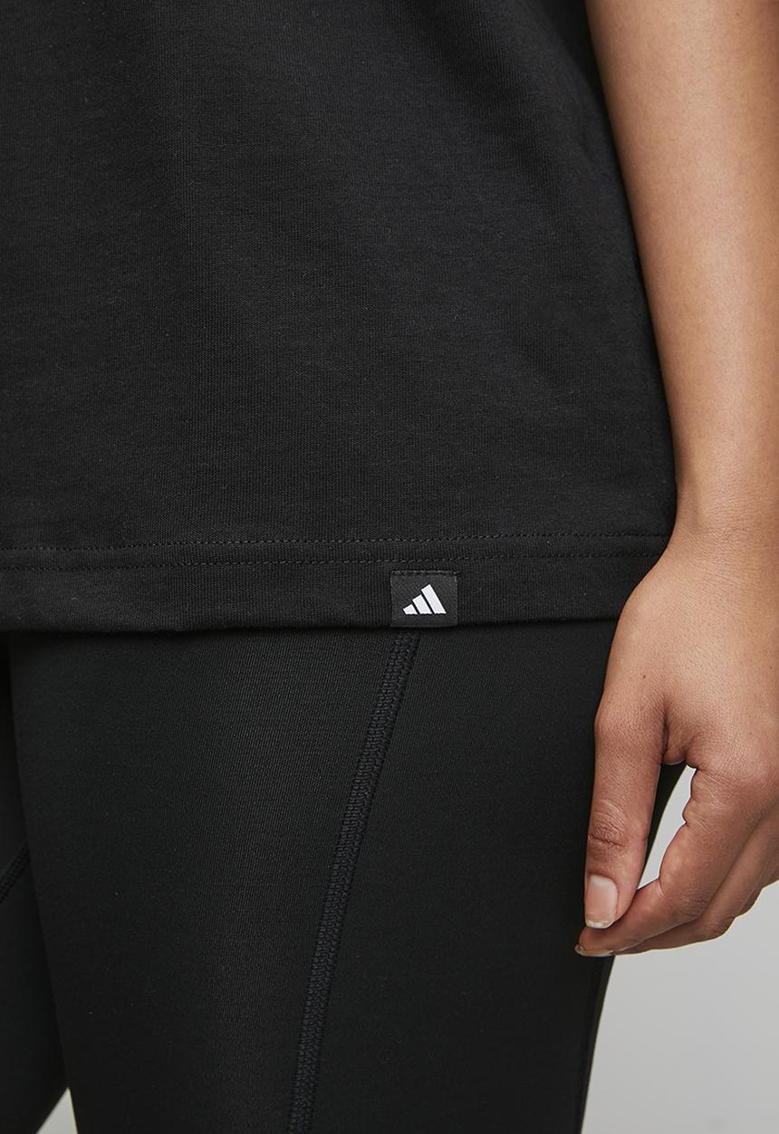 adidas Performance - W Camo L T - Black