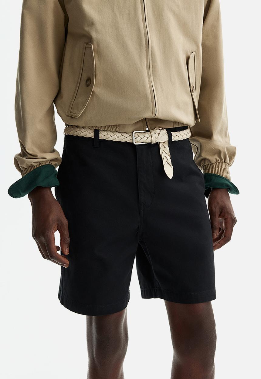 H&M - Relaxed fit chino shorts - black