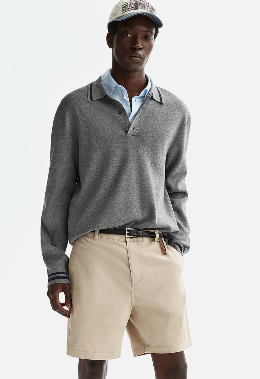 H&M - Relaxed fit chino shorts - beige