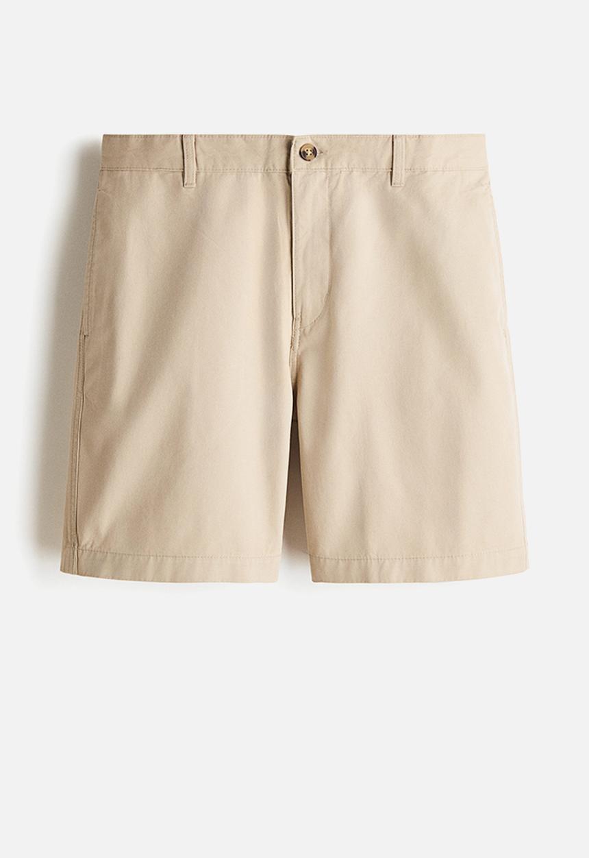 H&M - Relaxed fit chino shorts - beige