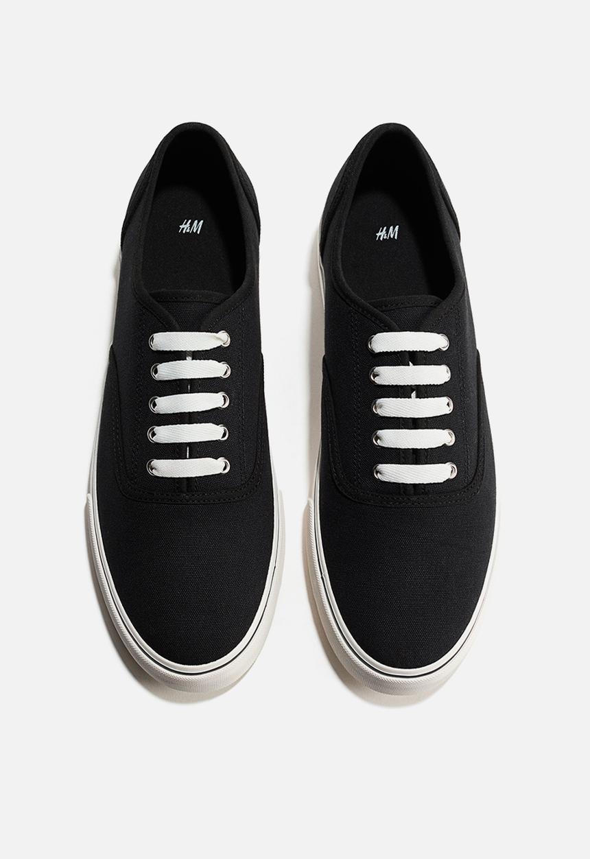 H&M - Canvas trainers - black