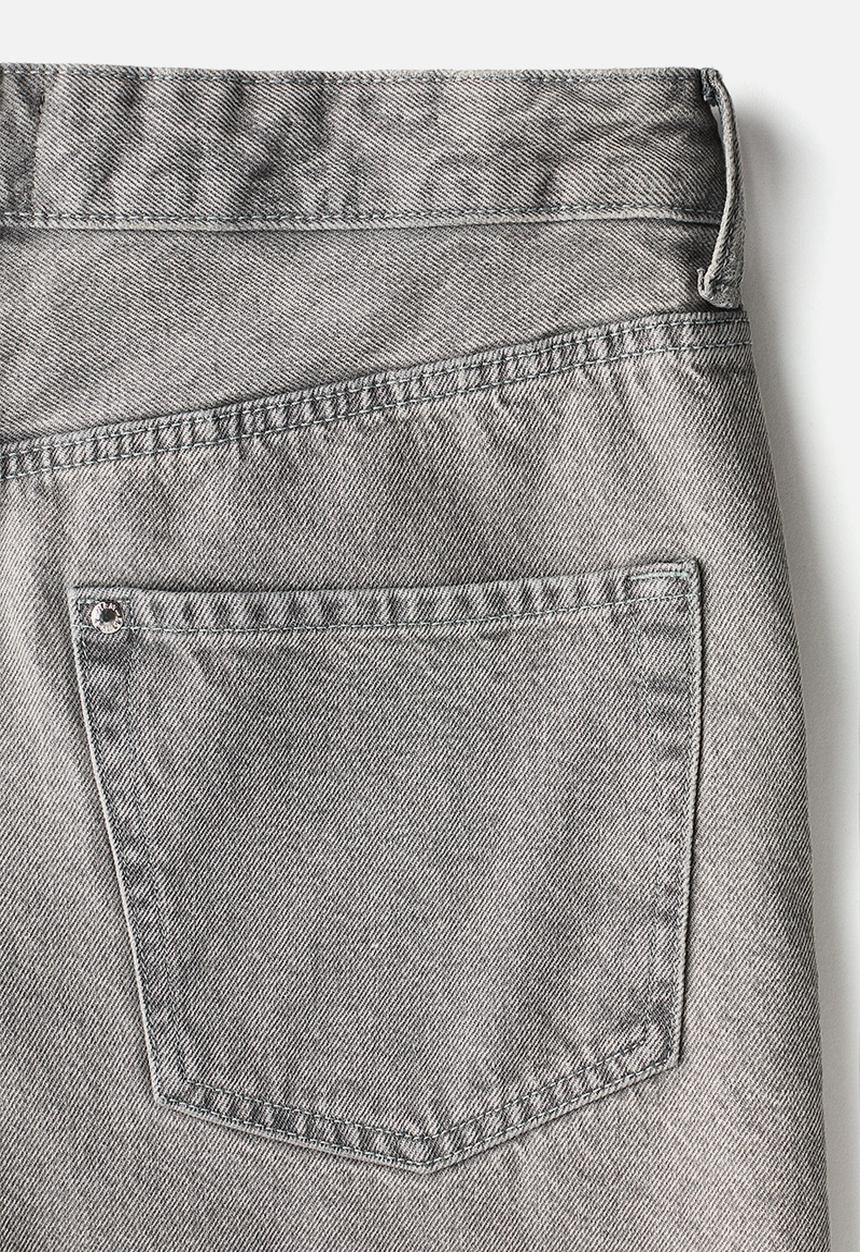 H&M - Relaxed fit denim shorts - denim grey