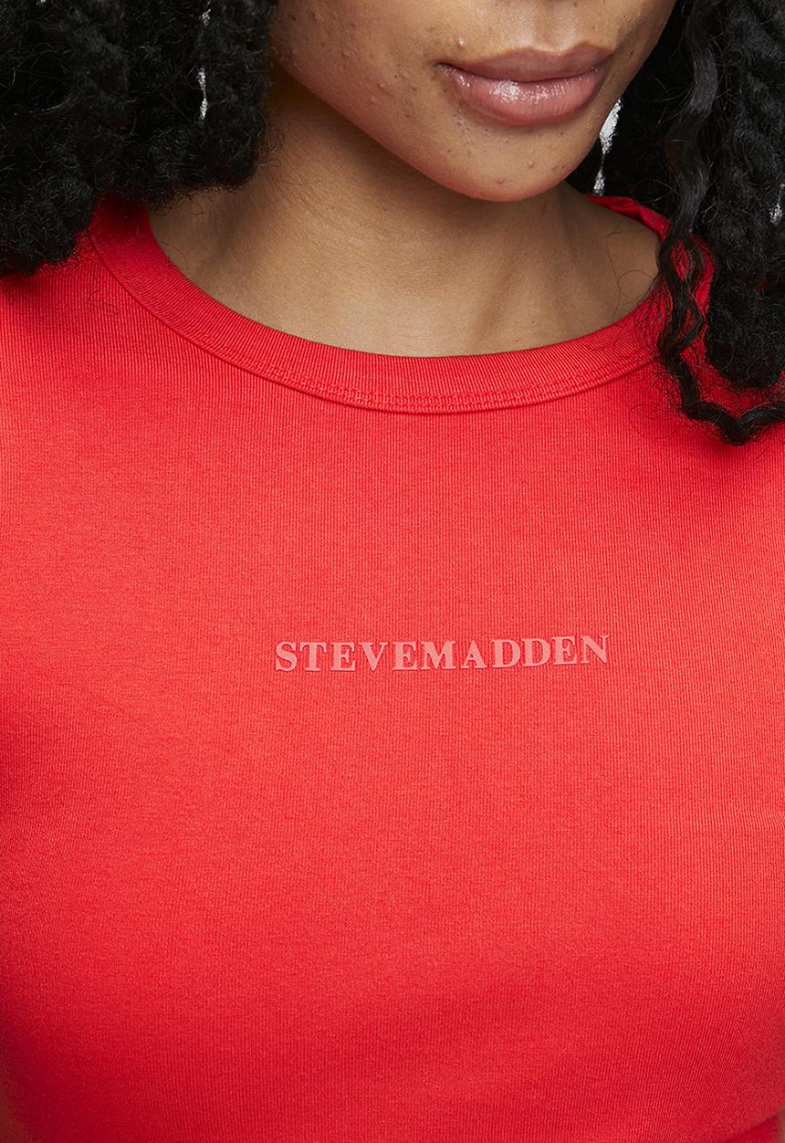 Steve Madden - Ladies kai short sleeve top - red