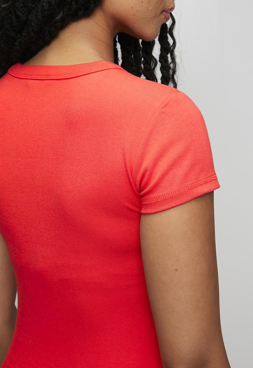 Steve Madden - Ladies kai short sleeve top - red