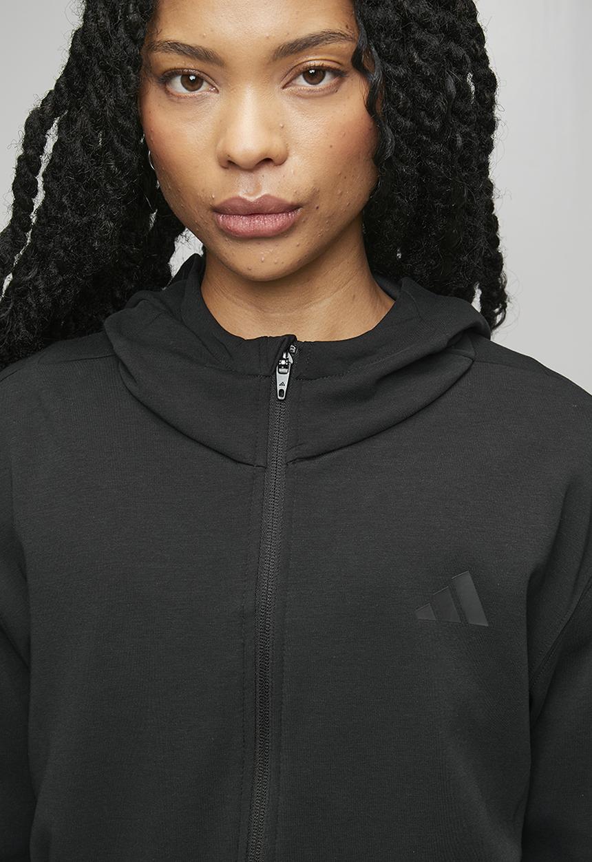 adidas Performance - D4T Fz Hoodie - Black