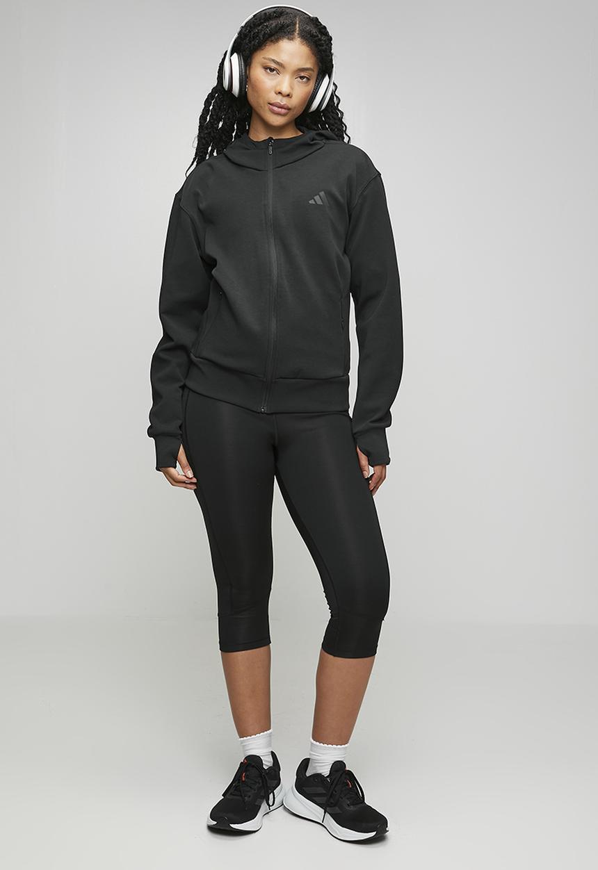 adidas Performance - D4T Fz Hoodie - Black