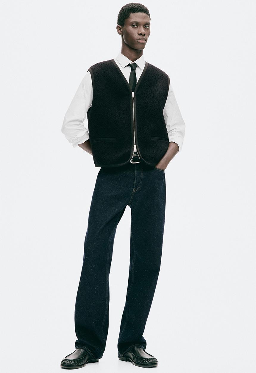 H&M - Wool-blend gilet - black