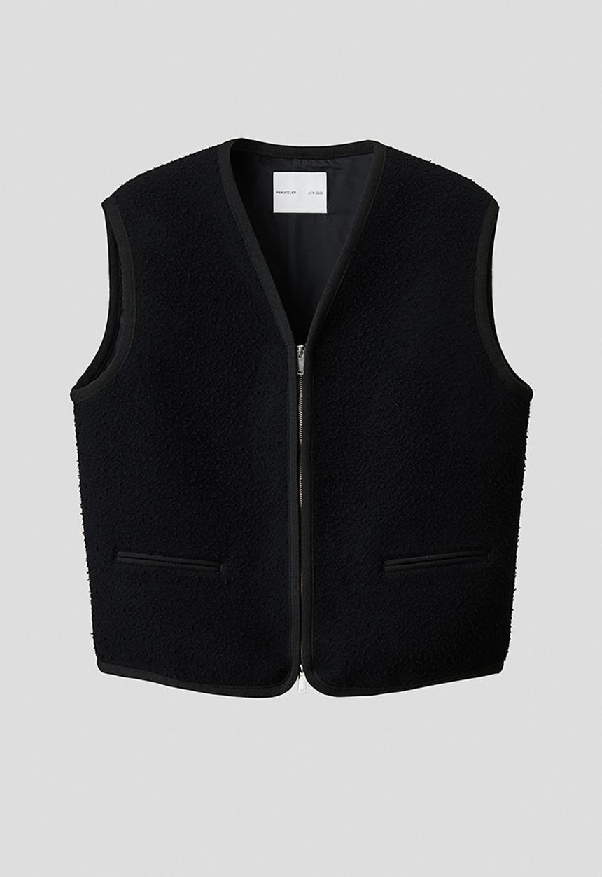 H&M - Wool-blend gilet - black