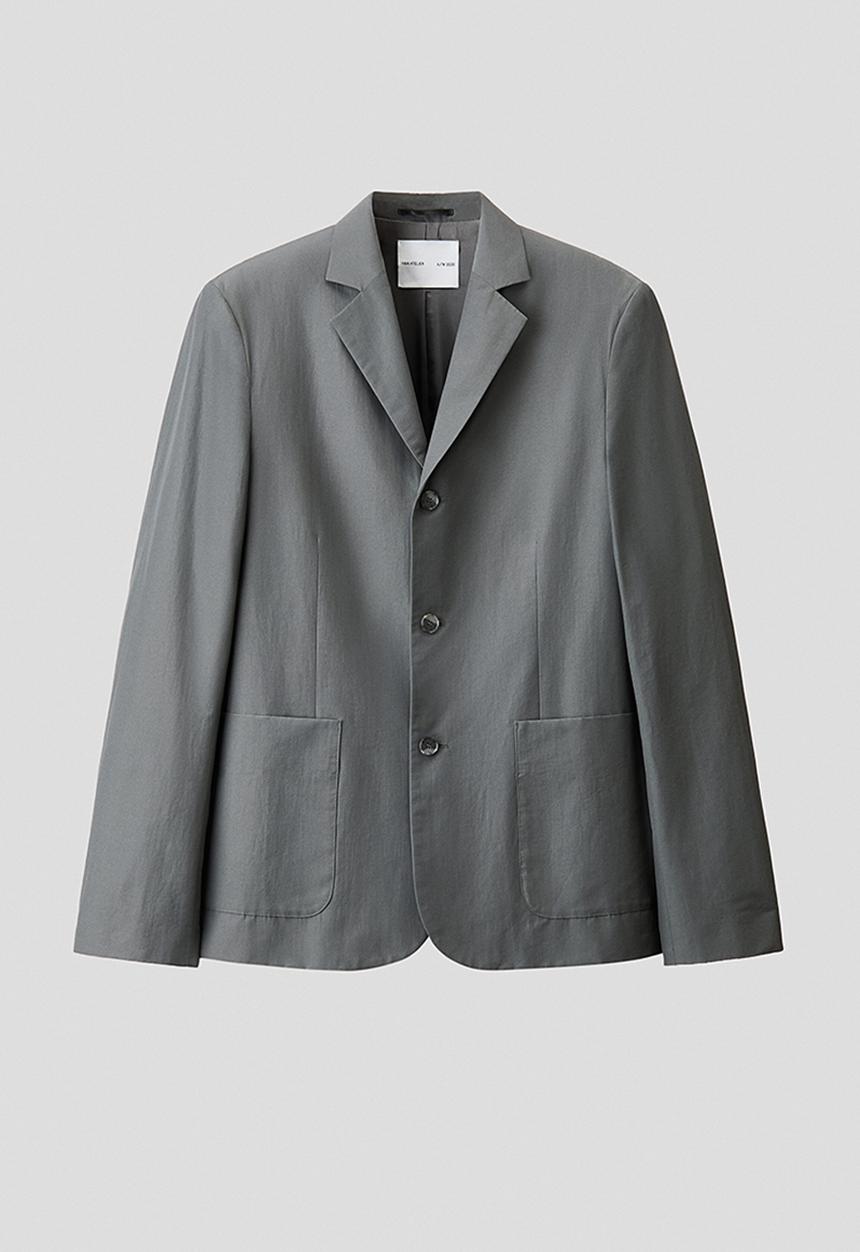 H&M - Relaxed fit single-breasted jacket - dark grey