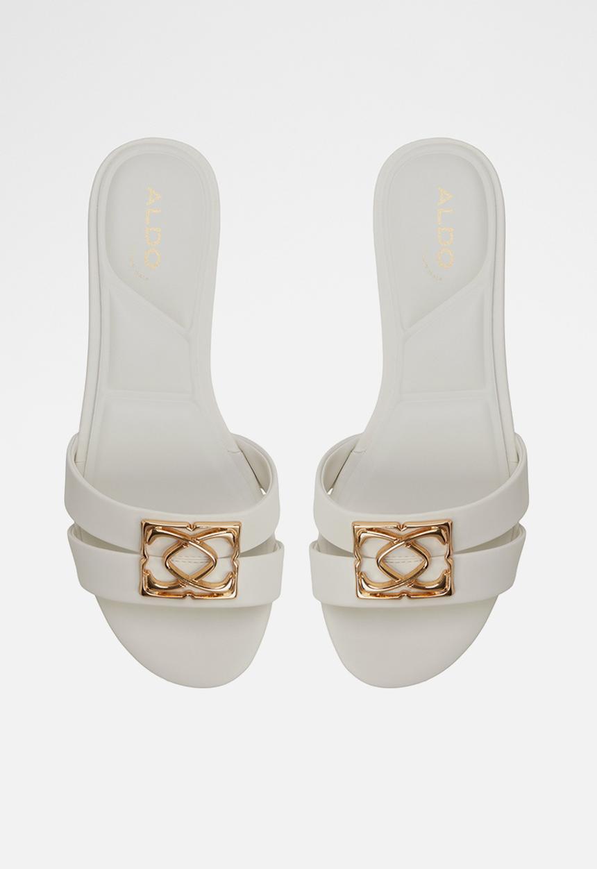 ALDO - Sunray slide - white/bone