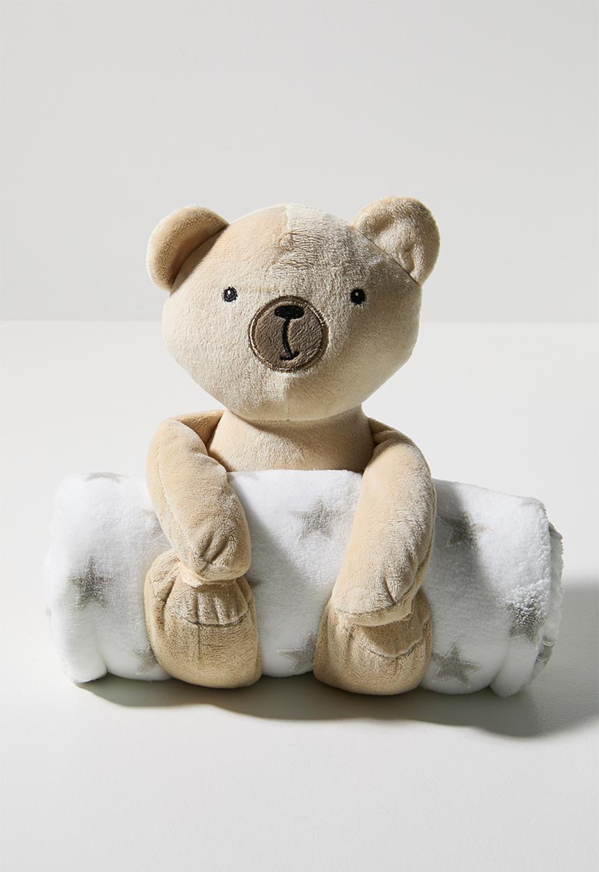 H&S - Teddy Blanket combo - Brown