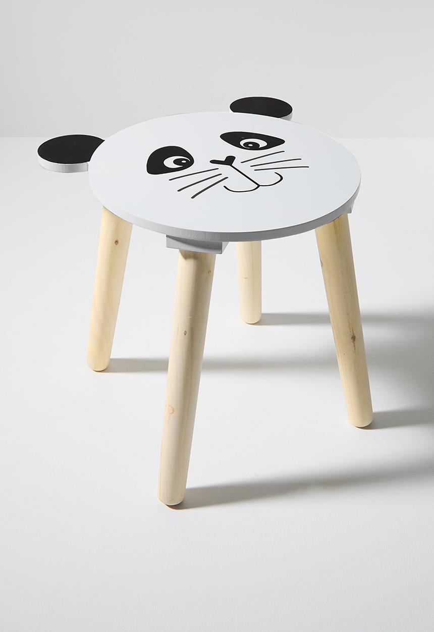 H&S - Panda Stool - White