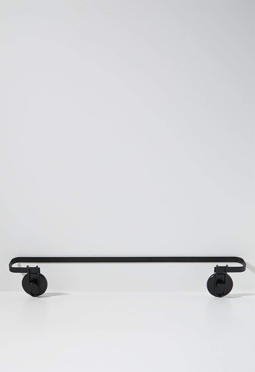 Bathroom Solutions - Suction towel rack black 60cm