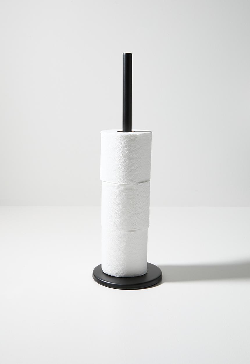 Bathroom Solutions - Toilet Roll Holder - Black