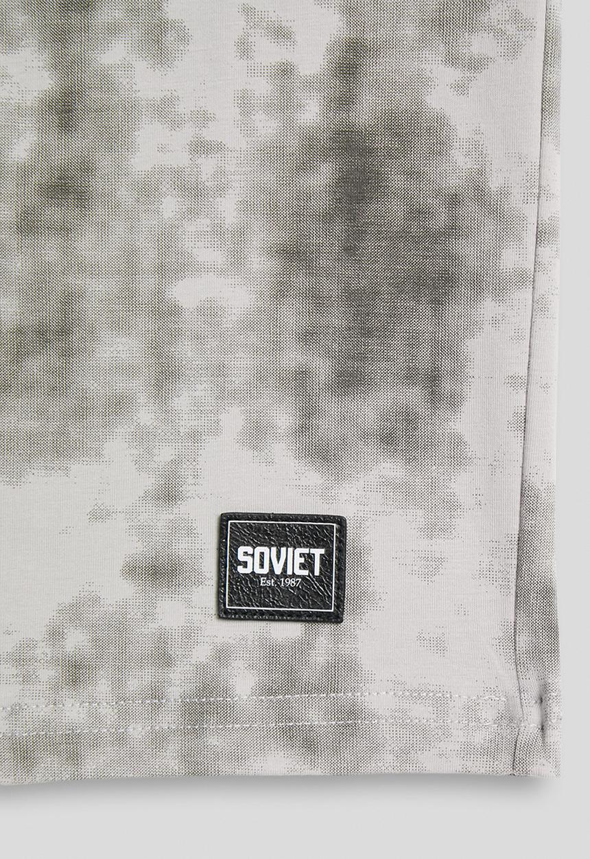 SOVIET - Boys Rotary Print T-Shirt - Cloud