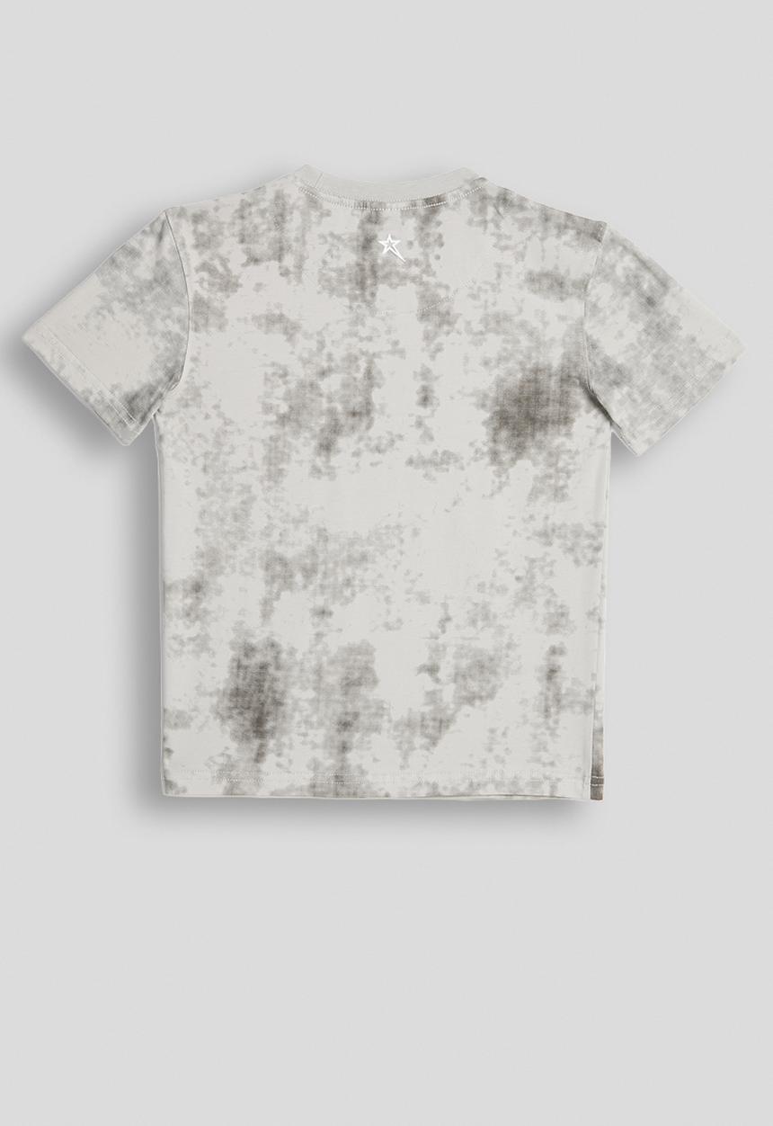 SOVIET - Boys Rotary Print T-Shirt - Cloud