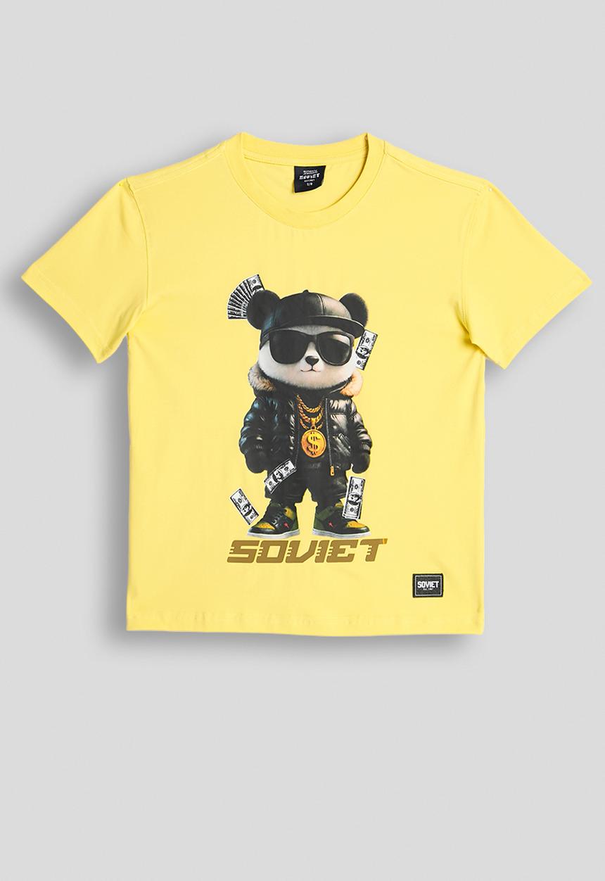 SOVIET - Boys S/Slv Crew Neck Tee (Box Fit) - Butter